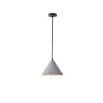 ΦΩΤΙΣΤΙΚΟ ΚΡΕΜΑΣΤΟ ΤΣΙΜΕΝΤΟ 1xΕ27 Max15w 240X240X210mm ΓΚΡΙ ARTE ILLUMINA PLATRE