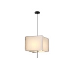 ΦΩΤΙΣΤΙΚΟ ΚΡΕΜΑΣΤΟ ΥΦΑΣΜΑ 1XΕ27 Max15w 480ΧH900mm ΜΠΕΖ ARTE ILLUMINA TOSCANY