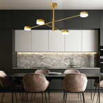 ΦΩΤΙΣΤΙΚΟ ΚΡΕΜΑΣΤΟ 4ΦΩΤΟ LED 48W 100X65X10 ΧΡΥΣΟ 3CCT ARTE ILLUMINA - Image 2