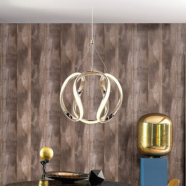 ΦΩΤΙΣΤΙΚΟ ΚΡΕΜΑΣΤΟ LED 30W 300X300X300 4000Κ ΧΡΥΣΟ ΜΑΤ ARTE ILLUMINA SATURN - Image 2