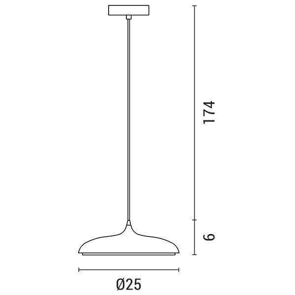 ΦΩΤΙΣΤΙΚΟ ΚΡΕΜΑΣΤΟ ΜΟΝΟΦΩΤΟ LED 10W ΛΕΥΚΟ Φ25*H6CM, 3 CCT ARTE ILLUMINA SATURN - Image 3
