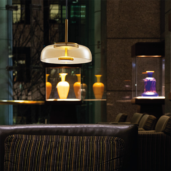 ΦΩΤΙΣΤΙΚΟ ΚΡΕΜΑΣΤΟ ΑΛΟΥΜΙΝΙΟΥ ΜΟΝΟΦΩΤΟ LED 5W Φ23ΧH8CM 3 CCT ΚΕΧΡΙΜΠΑΡΙ ARTE ILLUMINA SATURN - Image 2