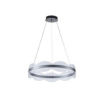 ΦΩΤΙΣΤΙΚΟ ΚΡΕΜΑΣΤΟ ΑΚΡΥΛΙΚΟ ΣΤΡΟΓΓΥΛΟ LED 60W 5400Lm 3000K Φ600mm ΑΣΗΜΙ ARTE ILLUMINA TORINO - Image 2