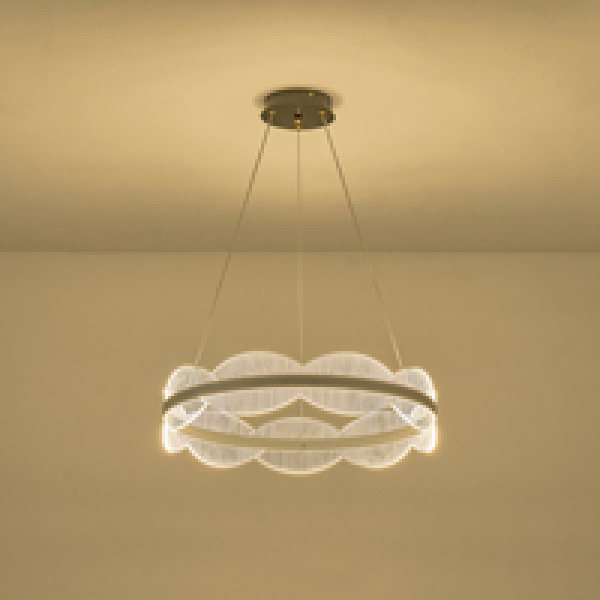 ΦΩΤΙΣΤΙΚΟ ΚΡΕΜΑΣΤΟ ΑΚΡΥΛΙΚΟ ΣΤΡΟΓΓΥΛΟ LED 60W 5400Lm 3000K Φ600mm ΑΣΗΜΙ ARTE ILLUMINA TORINO - Image 3
