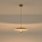 ΦΩΤΙΣΤΙΚΟ ΚΡΕΜΑΣΤΟ ΕΦΕ ΞΥΛΟΥ ΜΟΝΟΦΩΤΟ LED 7W 338Lm 3000K Φ345mm ARTE ILLUMINA APSIS - Image 3