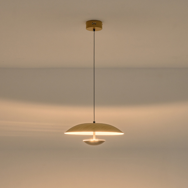 ΦΩΤΙΣΤΙΚΟ ΚΡΕΜΑΣΤΟ ΕΦΕ ΞΥΛΟΥ ΜΟΝΟΦΩΤΟ LED 7W 338Lm 3000K Φ345mm ARTE ILLUMINA APSIS - Image 3