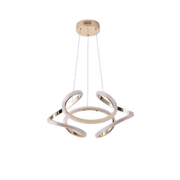 ΦΩΤΙΣΤΙΚΟ ΚΡΕΜΑΣΤΟ ΑΛΟΥΜΙΝΙΟ LED 24W 1900Lm 3000K 500x1200mm ΧΡΥΣΟ ARTE ILLUMINA SATURN - Image 2