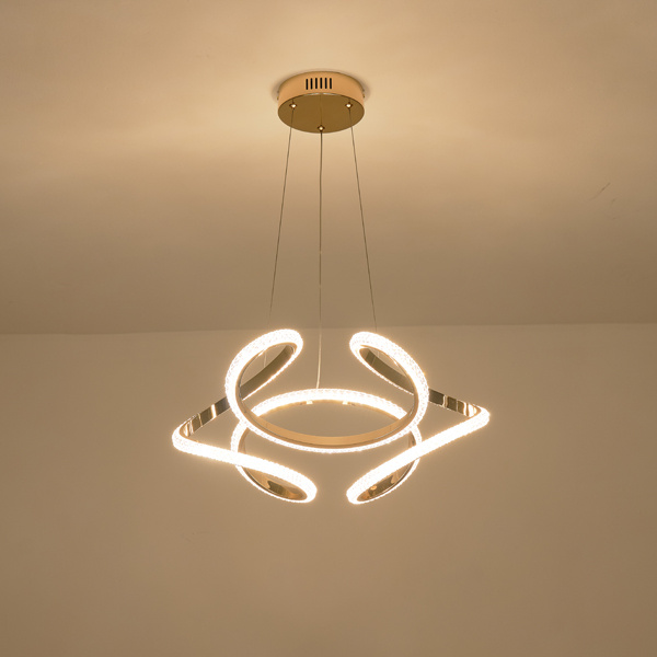 ΦΩΤΙΣΤΙΚΟ ΚΡΕΜΑΣΤΟ ΑΛΟΥΜΙΝΙΟ LED 24W 1900Lm 3000K 500x1200mm ΧΡΥΣΟ ARTE ILLUMINA SATURN - Image 3