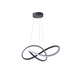 ΦΩΤΙΣΤΙΚΟ ΚΡΕΜΑΣΤΟ ΑΛΟΥΜΙΝΙO LED 30W 1400Lm 3000K Φ60mm ΜΑΥΡΟ ARTE ILLUMINA VENUS - Image 2