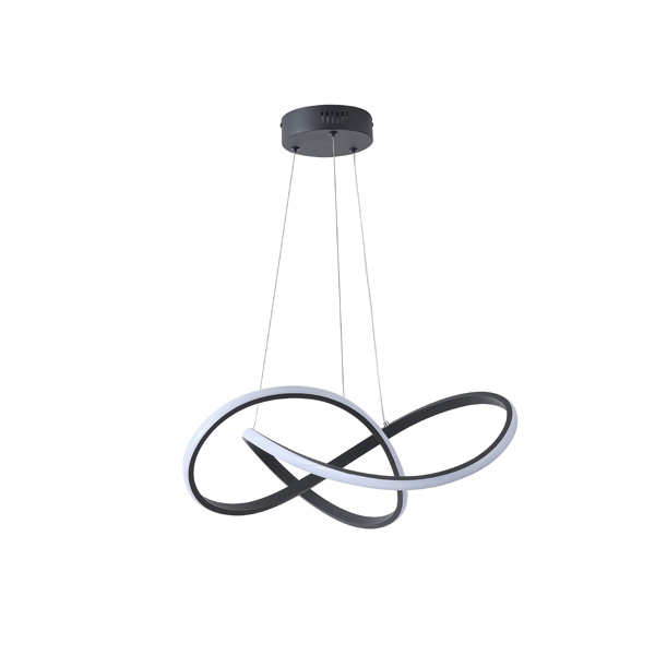 ΦΩΤΙΣΤΙΚΟ ΚΡΕΜΑΣΤΟ ΑΛΟΥΜΙΝΙO LED 30W 1400Lm 3000K Φ60mm ΜΑΥΡΟ ARTE ILLUMINA VENUS - Image 2