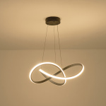 ΦΩΤΙΣΤΙΚΟ ΚΡΕΜΑΣΤΟ ΑΛΟΥΜΙΝΙO LED 30W 1400Lm 3000K Φ60mm ΜΑΥΡΟ ARTE ILLUMINA VENUS - Image 3