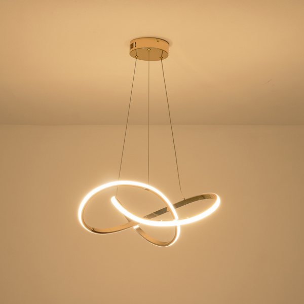 ΦΩΤΙΣΤΙΚΟ ΚΡΕΜΑΣΤΟ ΑΛΟΥΜΙΝΙΟ LED 30W 2000Lm 3000K Φ60mm ΧΡΥΣΟ ARTE ILLUMINA VENUS - Image 3