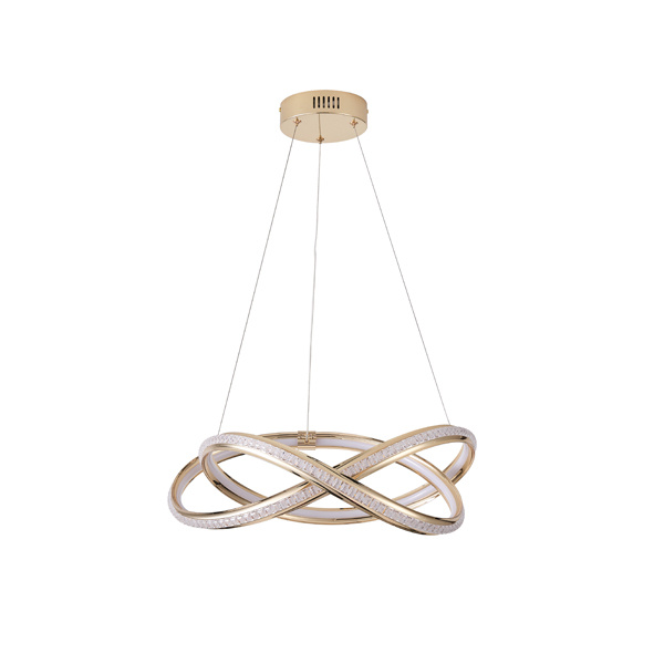 ΦΩΤΙΣΤΙΚΟ ΚΡΕΜΑΣΤΟ ΑΛΟΥΜΙΝΙO LED 38W 3000Lm 3000K 500x1200mm ΧΡΥΣΟ ARTE ILLUMINA SATURN - Image 2