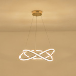 ΦΩΤΙΣΤΙΚΟ ΚΡΕΜΑΣΤΟ ΑΛΟΥΜΙΝΙO LED 38W 3000Lm 3000K 500x1200mm ΧΡΥΣΟ ARTE ILLUMINA SATURN - Image 3