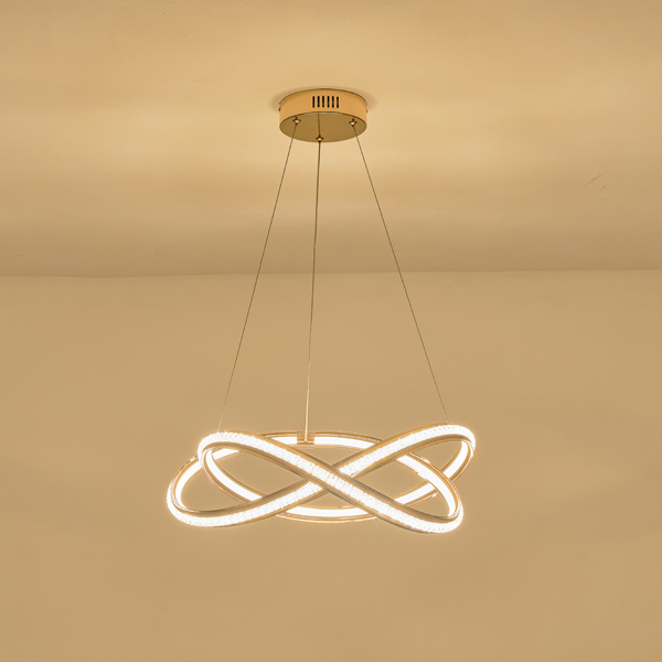 ΦΩΤΙΣΤΙΚΟ ΚΡΕΜΑΣΤΟ ΑΛΟΥΜΙΝΙO LED 38W 3000Lm 3000K 500x1200mm ΧΡΥΣΟ ARTE ILLUMINA SATURN - Image 3