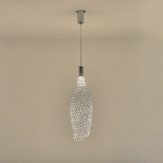 ΦΩΤΙΣΤΙΚΟ ΜΕΤΑΛΛΟ ΜΟΝΟΦΩΤΟ LED 7.6W 780Lm 3000K Φ200x1960mm ΑΣΗΜΙ ARTE ILLUMINA PERFORATO - Image 3