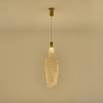 ΦΩΤΙΣΤΙΚΟ ΜΕΤΑΛΛΟ ΜΟΝΟΦΩΤΟ LED 7.6W 780Lm 3000K Φ200x1960mm ΧΡΥΣΟ ARTE ILLUMINA PERFORATO - Image 3