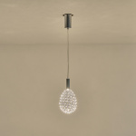 ΦΩΤΙΣΤΙΚΟ ΜΕΤΑΛΛΟ ΜΟΝΟΦΩΤΟ ΟΒΑΛ LED 6.3W 648Lm 3000K Φ140x1588mm ΑΣΗΜΙ ARTE ILLUMINA PERFORATO - Image 3