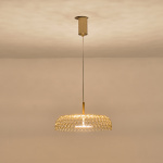 ΦΩΤΙΣΤΙΚΟ ΚΡΕΜΑΣΤΟ ΜΕΤΑΛΛΟ ΜΟΝΟΦΩΤΟ LED 10W 1080Lm 3000K Φ350x1390mm ΧΡΥΣΟ ARTE ILLUMINA PERFORATO - Image 3