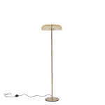 ΦΩΤΙΣΤΙΚΟ ΕΠΙΔΑΠΕΔΙΟ ΜΕΤΑΛΛIKO LED 9W 1080Lm 3000K Φ350x1320mm ΧΡΥΣΟ ARTE ILLUMINA PERFORATO - Image 2