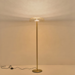 ΦΩΤΙΣΤΙΚΟ ΕΠΙΔΑΠΕΔΙΟ ΜΕΤΑΛΛIKO LED 9W 1080Lm 3000K Φ350x1320mm ΧΡΥΣΟ ARTE ILLUMINA PERFORATO - Image 3