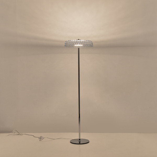 ΦΩΤΙΣΤΙΚΟ ΕΠΙΔΑΠΕΔΙΟ ΜΕΤΑΛΛIKO LED 10W 1080Lm 3000K Φ350x1350mm ΑΣΗΜΙ ARTE ILLUMINA PERFORATO - Image 3