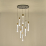 ΦΩΤΙΣΤΙΚΟ ΚΡΕΜΑΣΤΟ ΓΥΑΛΙ 9ΦΩΤΟ 60W 7200Lm 3000K Φ500x2430mm ARTE ILLUMINA VIAL - Image 3