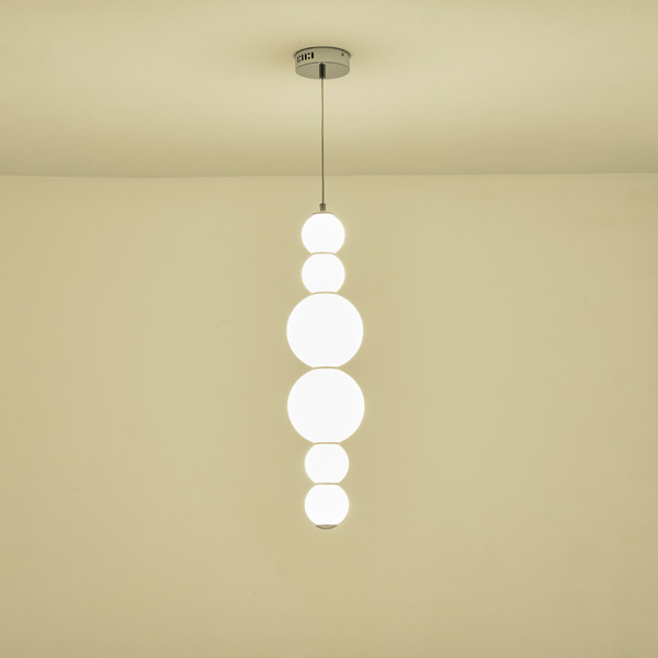 ΦΩΤΙΣΤΙΚΟ ΚΡΕΜΑΣΤΟ AΛΟΥΜΙΝΙΟ 24W 2800Lm 3000K Φ175x2262mm ΛΕΥΚΟ ARTE ILLUMINA BLOSSOM - Image 3