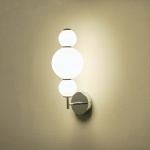 ΑΠΛΙΚΑ ΤΟΙΧΟΥ ΑΛΟΥΜΙΝΙΟΥ 12.6W 1440Lm 3000K 450x240x185mm ΛΕΥΚΟ ARTE ILLUMINA BLOSSOM - Image 3