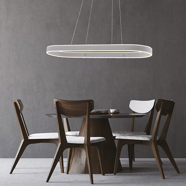 ΦΩΤΙΣΤΙΚΟ ΚΡΕΜΑΣΤΟ ΓΡΑΜΜΙΚΟ LED 55W 3000Κ 900X300X1200 ΛΕΥΚΟ ARTE ILLUMINA - Image 2