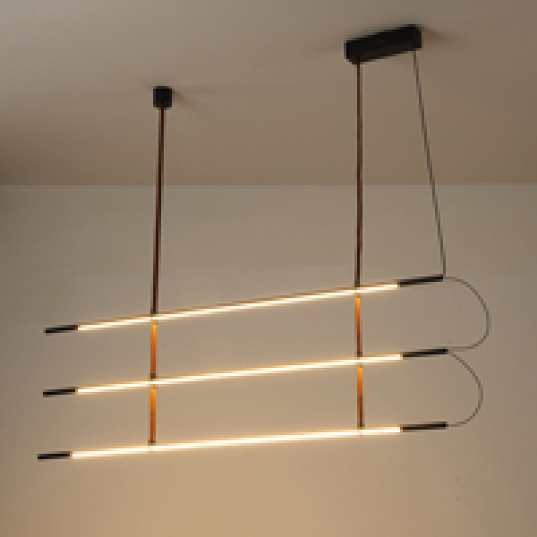 ΦΩΤΙΣΤΙΚΟ ΚΡΕΜΑΣΤΟ ΜΕΤΑΛΛΟ ΔΕΡΜΑ LED 3x25W 5250Lm 3000K 1400X60X1200mm ΜΑΥΡΟ ARTE ILLUMINA LINEA - Image 3