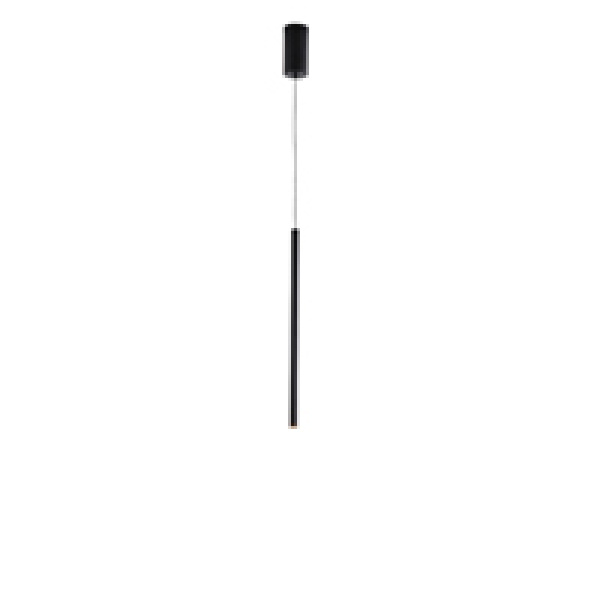 ΦΩΤΙΣΤΙΚΟ ΚΡΕΜΑΣΤΟ ΑΛΟΥΜΙΝΙΟ LED 3W 210Lm 3000K Φ50X1200mm ΜΑΥΡΟ ARTE ILLUMINA CASCADE - Image 2