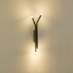 ΑΠΛΙΚΑ TOIXOY ΑΛΟΥΜΙΝΙΟΥ LED 10W 600Lm 3000K 400X75mm ΜΑΥΡΟ ARTE ILLUMINA CASCADE - Image 3