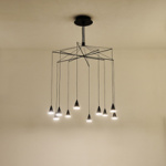 ΦΩΤΙΣΤΙΚΟ ΚΡΕΜΑΣΤΟ LED 50W 3000Lm 3000K Φ800X1200mm ΜΑΥΡΟ ARTE ILLUMINA CAMPANELLE - Image 3