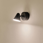 ΑΠΛΙΚΑ ΤΟΙΧΟΥ 5W 300Lm 3000K 80Χ135mm ΜΑΥΡΟ ARTE ILLUMINA CAMPANELLE - Image 3