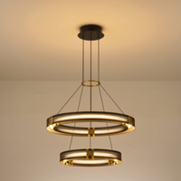 ΦΩΤΙΣΤΙΚΟ ΚΡΕΜΑΣΤΟ ΑΛΟΥΜΙΝΙΟ LED 62W 3720Lm 3000K 620X1200mm ΜΑΥΡΟ-ΧΡΥΣΟ ARTE ILLUMINA LUIS - Image 3