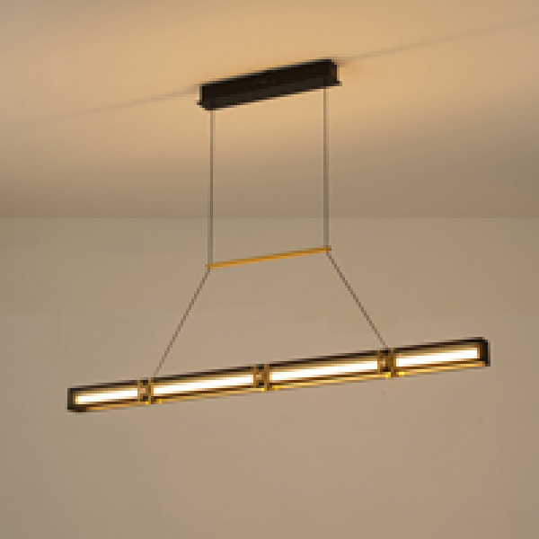 ΦΩΤΙΣΤΙΚΟ ΚΡΕΜΑΣΤΟ ΑΛΟΥΜΙΝΙΟ LED 21W 1260Lm 3000K Φ1200mm ΜΑΥΡΟ-ΧΡΥΣΟ ARTE ILLUMINA LUIS - Image 3