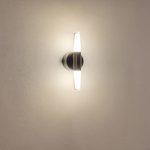 ΑΠΛΙΚΑ TOIXOY ΑΛΟΥΜΙΝΙΟΥ LED 6W 360Lm 3000K Φ80X240mm ΜΑΥΡΟ-ΧΡΥΣΟ ARTE ILLUMINA VELAS - Image 3