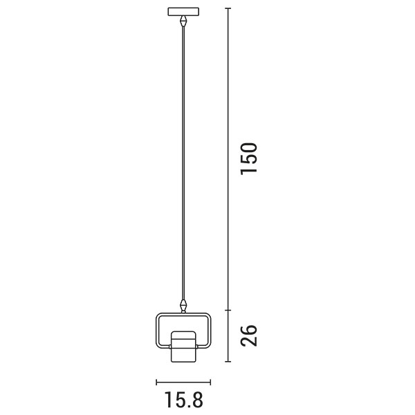 ΦΩΤΙΣΤΙΚΟ ΚΡΕΜΑΣΤΟ ΜΟΝΟΦΩΤΟ LED 3+5W 3000Κ 15.8X8X26.1 ΜΑΥΡΟ-ΧΡΥΣΟ ARTE ILLUMINA - Image 3