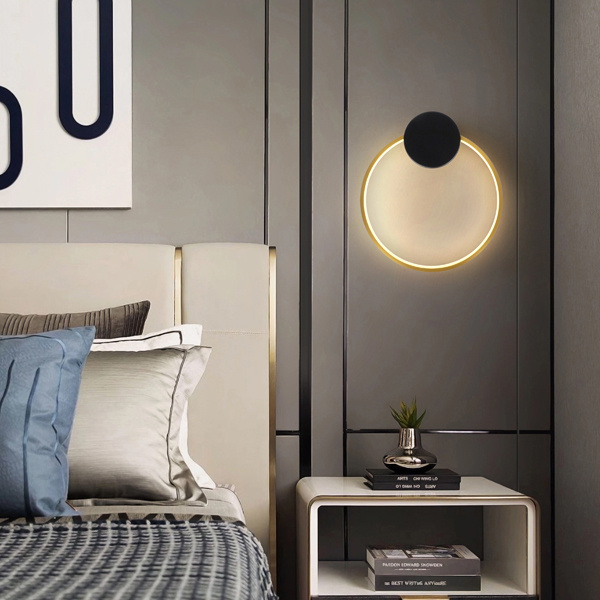 ΑΠΛΙΚΑ ΤΟΙΧΟΥ AΛΟΥΜΙΝΙΟΥ LED 9W 702Lm 3000K 300Χ340mm ΜΑΥΡΟ-ΜΠΡΟΝΖΕ ARTE ILLUMINA AERO - Image 2