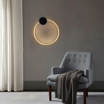 ΑΠΛΙΚΑ ΤΟΙΧΟΥ AΛΟΥΜΙΝΙΟΥ LED 10W 702Lm 3000K 400X440mm ΜΑΥΡΟ-ΜΠΡΟΝΖΕ ARTE ILLUMINA AERO - Image 2