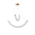 ΦΩΤΙΣΤΙΚΟ ΚΡΕΜΑΣΤΟ ΜΕΤΑΛΛΟ LED 19W 1170Lm 3000K 800X1420mm ΜΠΡΟΝΖΕ-ΛΕΥΚΟ ARTE ILLUMINA TREA - Image 2