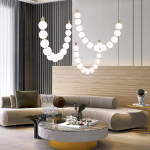 ΦΩΤΙΣΤΙΚΟ ΚΡΕΜΑΣΤΟ ΜΕΤΑΛΛΟ LED 35W 2730Lm 3000K 900Χ1890mm ΜΠΡΟΝΖΕ-ΛΕΥΚΟ ARTE ILLUMINA TREA - Image 2