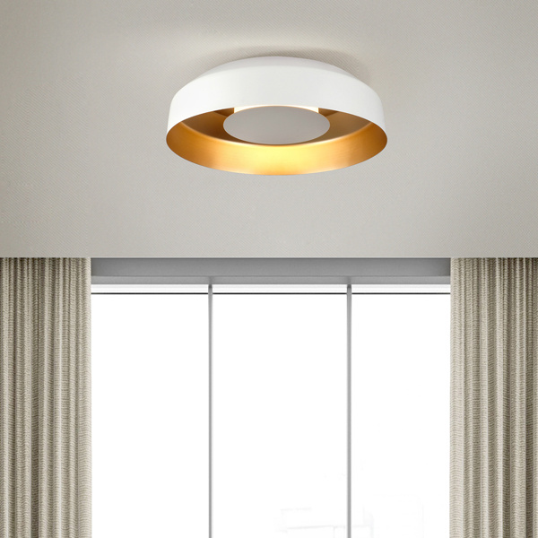 ΠΛΑΦΟΝΙΕΡΑ 20W 3000K 1482Lm Φ400mm ΛΕΥΚΟ-ΧΡΥΣΟ ARTE ILLUMINA STIGMA - Image 3