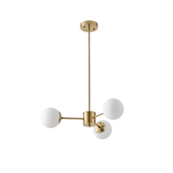 ΦΩΤΙΣΤΙΚΟ ΚΡΕΜΑΣΤΟ 3XΕ27 Max15w 620X730mm ΛΕΥΚΟ ΧΑΛΚΙΝΟ ARTE ILLUMINAPUFF - Image 2