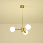 ΦΩΤΙΣΤΙΚΟ ΚΡΕΜΑΣΤΟ 3XΕ27 Max15w 620X730mm ΛΕΥΚΟ ΧΑΛΚΙΝΟ ARTE ILLUMINAPUFF - Image 3