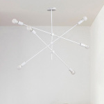 ΦΩΤΙΣΤΙΚΟ ΚΡΕΜΑΣΤΟ 6XΕ27 100X65 ΛΕΥΚΟ ARTE ILLUMINA - Image 2