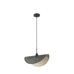 ΦΩΤΙΣΤΙΚΟ ΚΡΕΜΑΣΤΟ ΜΕΤΑΛΛΟ 1XE27 Max15w Φ450mm ΜΑΥΡΟ-ΧΡΥΣΟ ARTE ILLUMINA GALILEA - Image 2