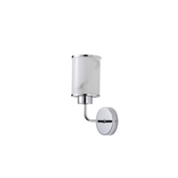 ΑΠΛΙΚΑ ΤΟΙΧΟΥ ΜΕΤΑΛΛΟ-ΓΥΑΛΙ 1ΧE27 Max15w 160X100X270mm ΑΣΗΜΙ ARTE ILLUMINA MARBELINE - Image 2