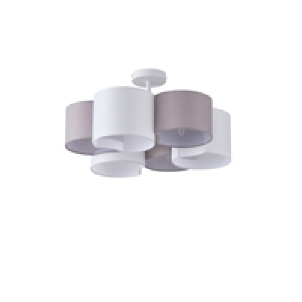 ΦΩΤΙΣΤΙΚΟ ΚΡΕΜΑΣΤΟ ΥΦΑΣΜΑ 6ΦΩΤΟ 6XE14 MAX 8W Φ580mm Max15w ΛΕΥΚΟ ARTE ILLUMINA CLOUD - Image 2
